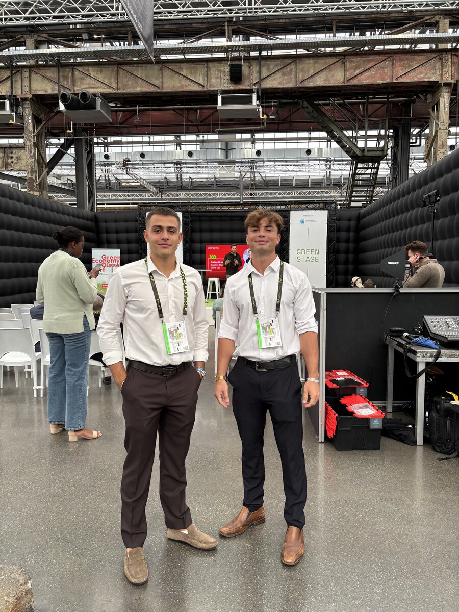 Mattia Lorenzo Gallino and Liam Drake, co-founders of Khairos AI
